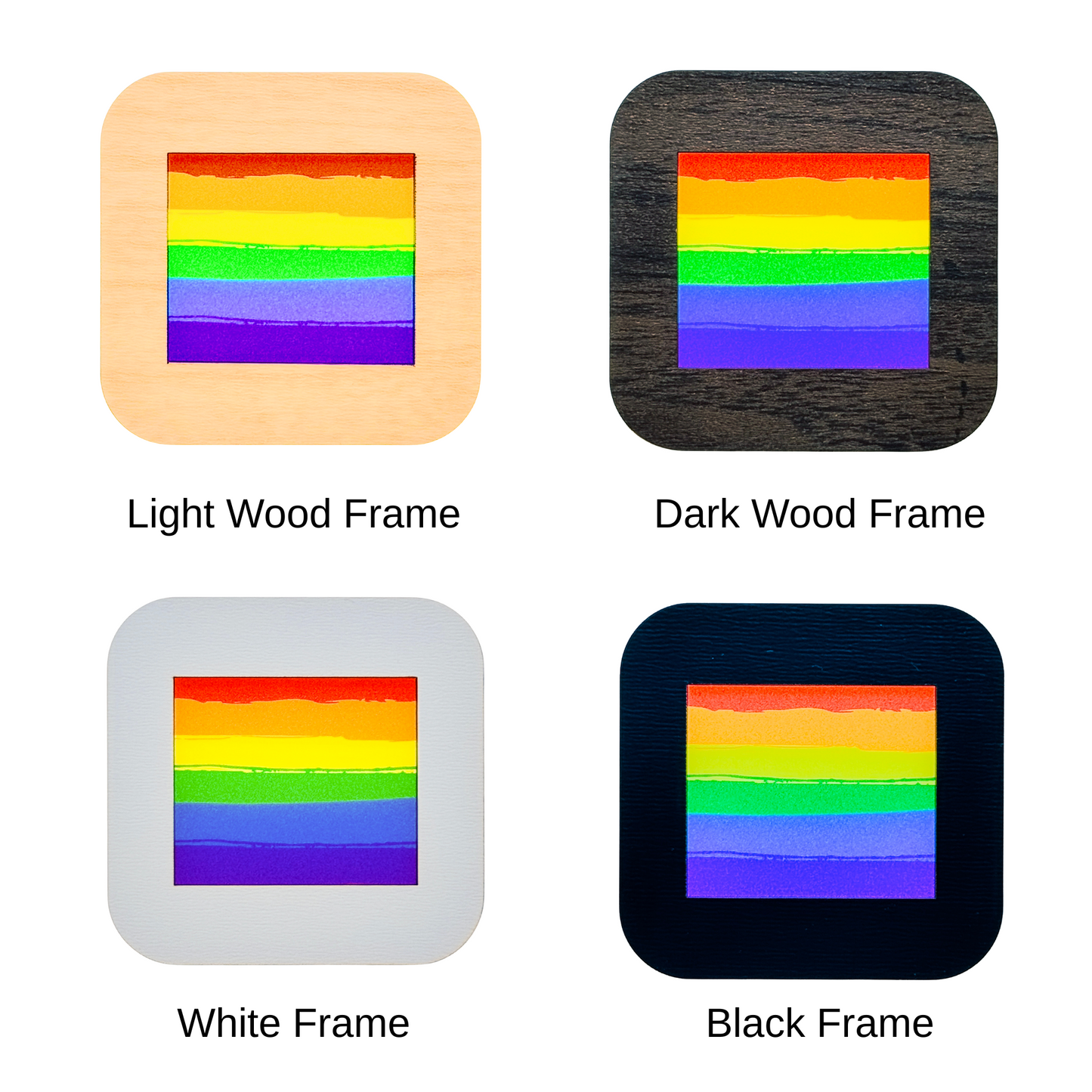 Rainbow Stripes Pride Night Light