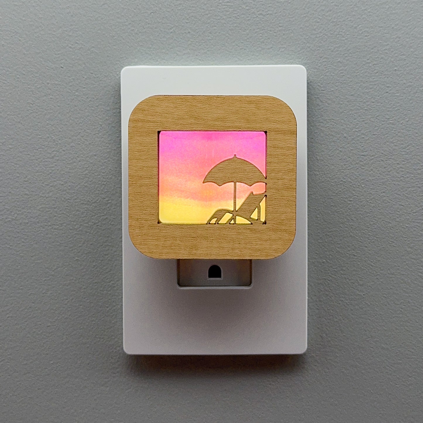 Beach Umbrella and Chair Night Light