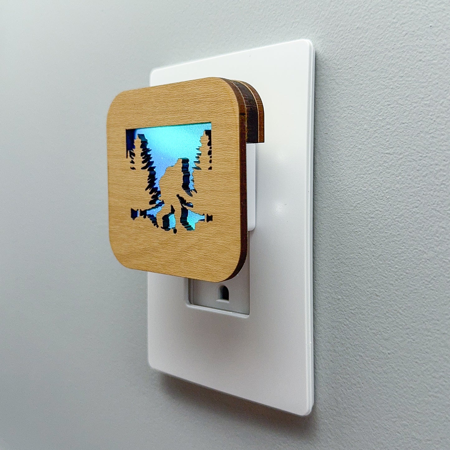 Bigfoot in the Forest Night Light