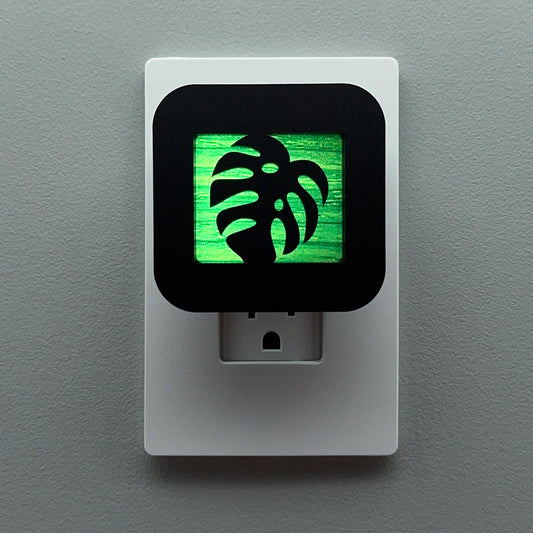 Monstera Leaf Night Light