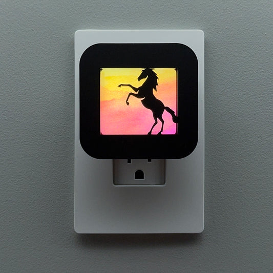 Rearing Horse Night Light