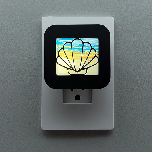 Scallop Seashell Night Light