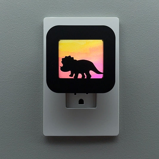 Dinosaur Night Light - Triceratops