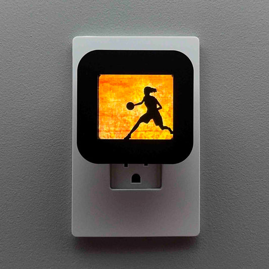 Female Basketball Player Night Light