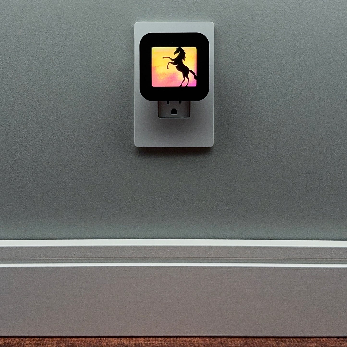 Rearing Horse Night Light