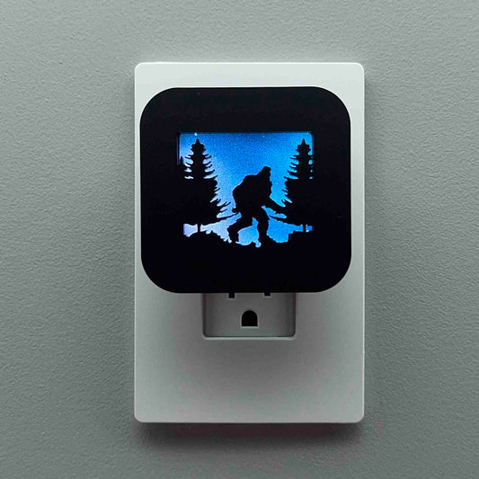 Bigfoot in the Forest Night Light