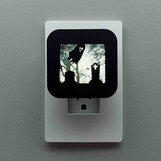 Haunted Cemetery Night Light