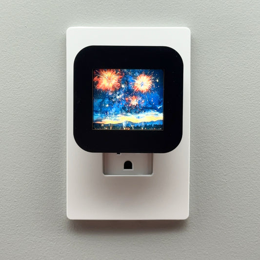 4th of July Fireworks Night Light