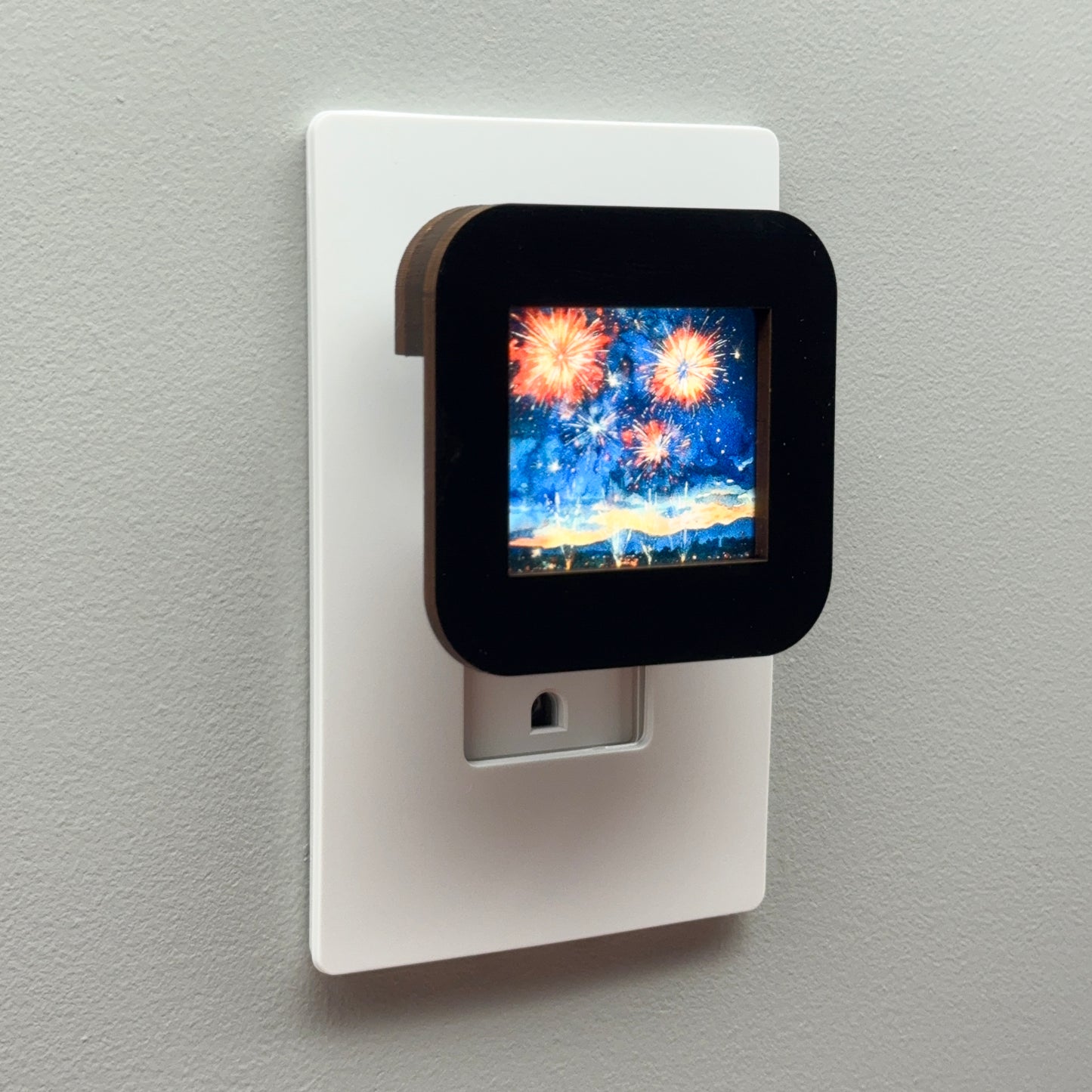 4th of July Fireworks Night Light