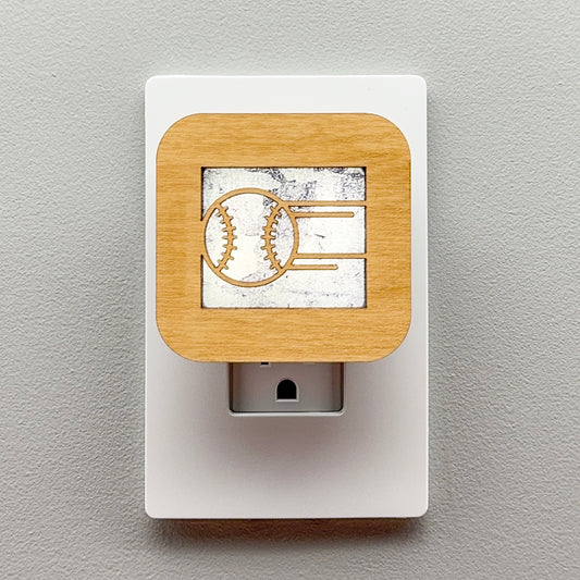 Flying Baseball Night Light