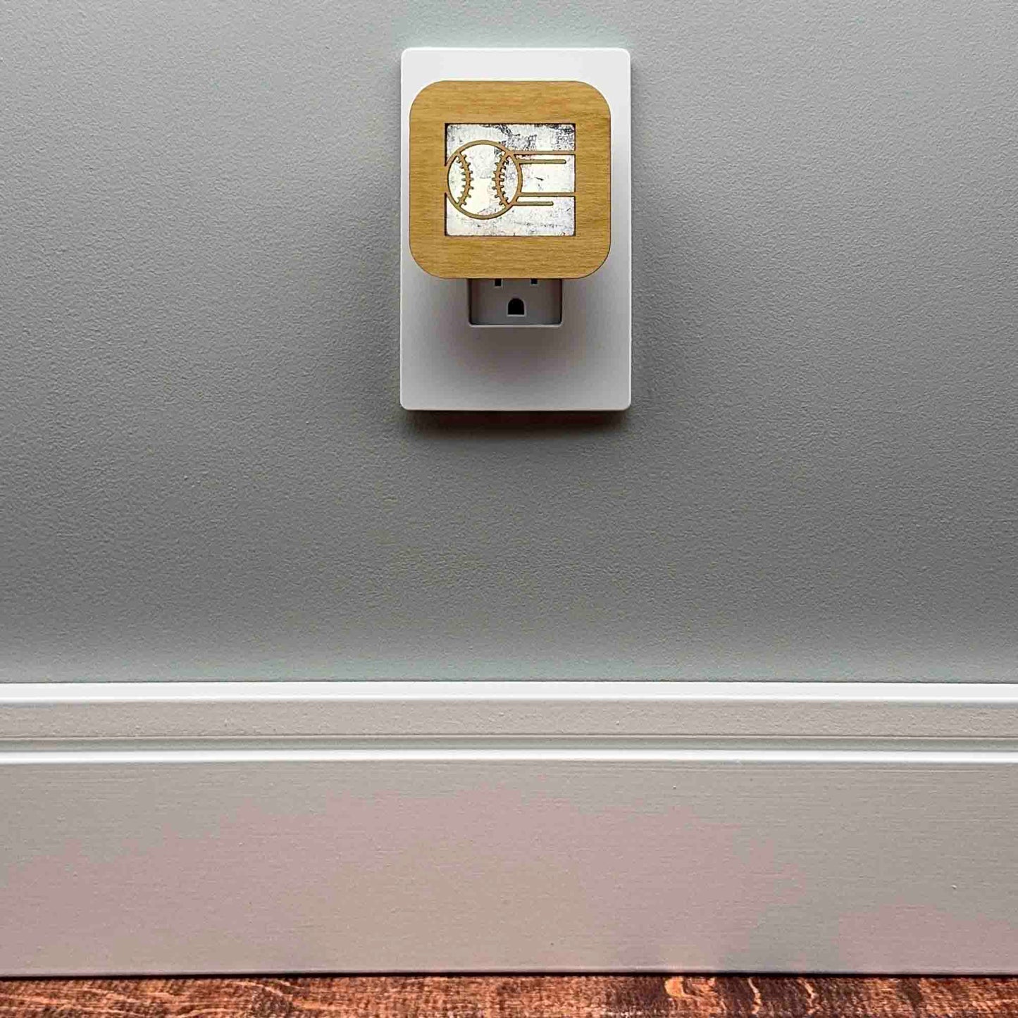 Flying Baseball Night Light