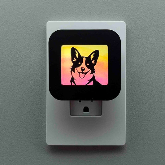 Corgi Dog Night Light