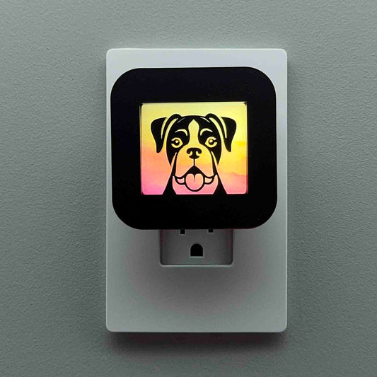 Boxer Dog Night Light