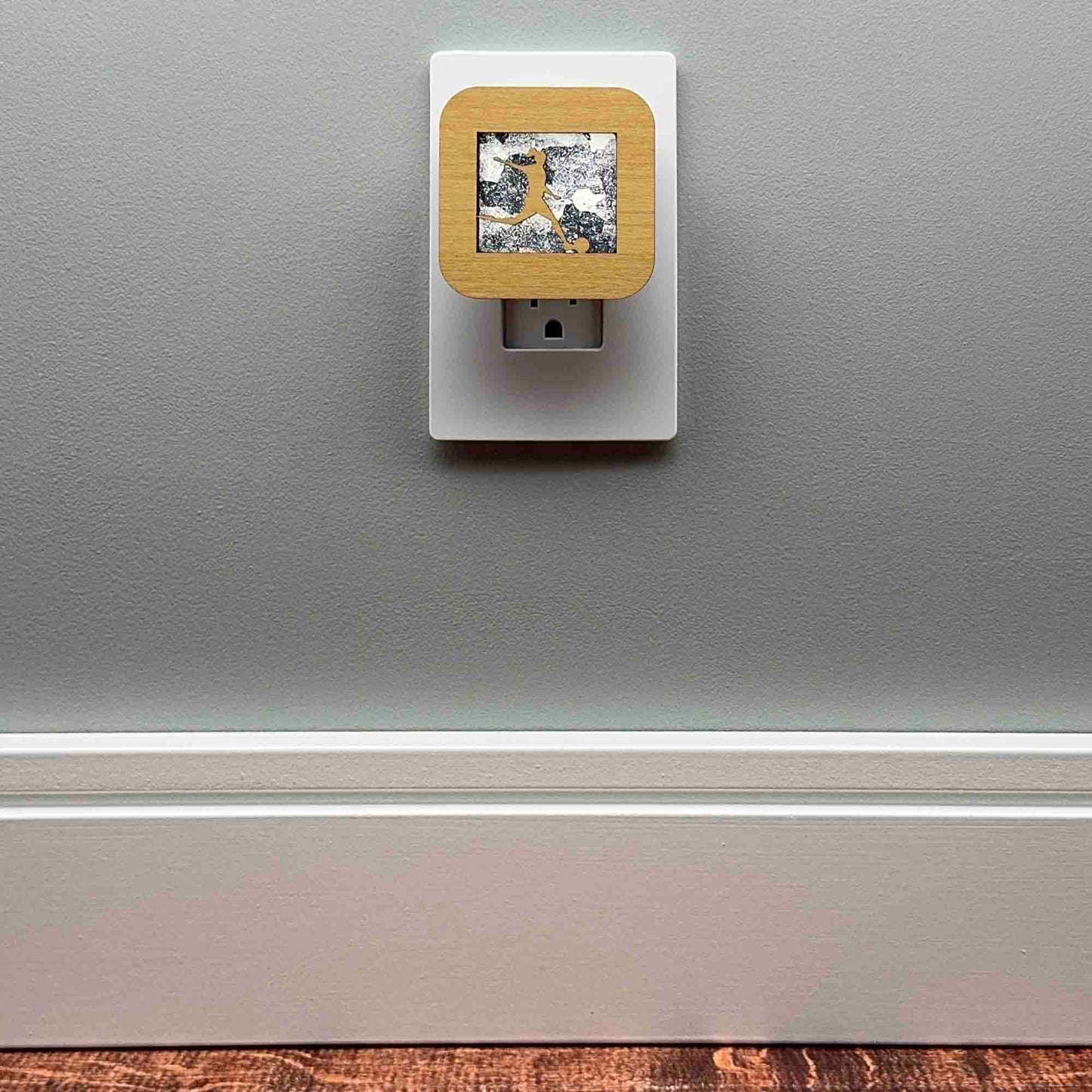 Female Soccer Player Night Light