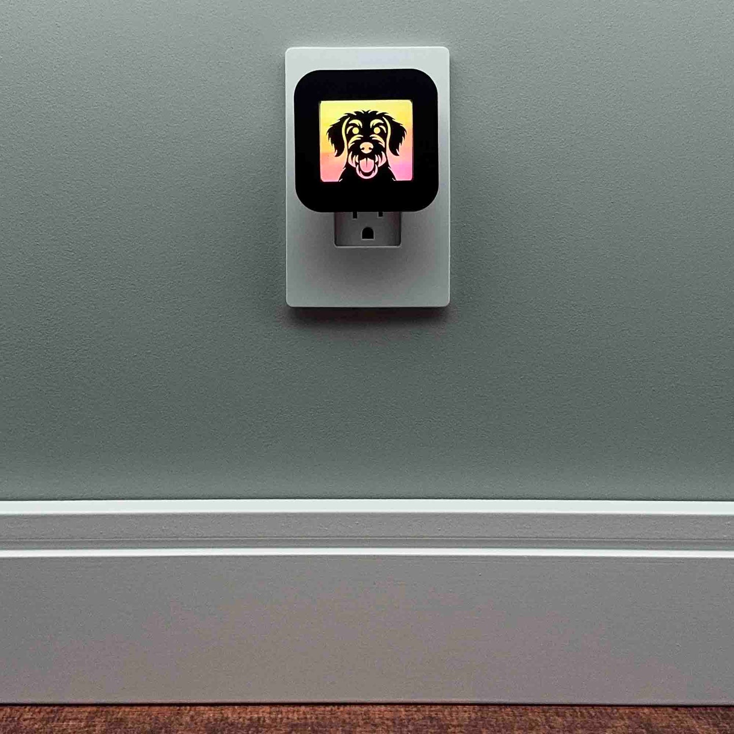 Labradoodle Dog Night Light