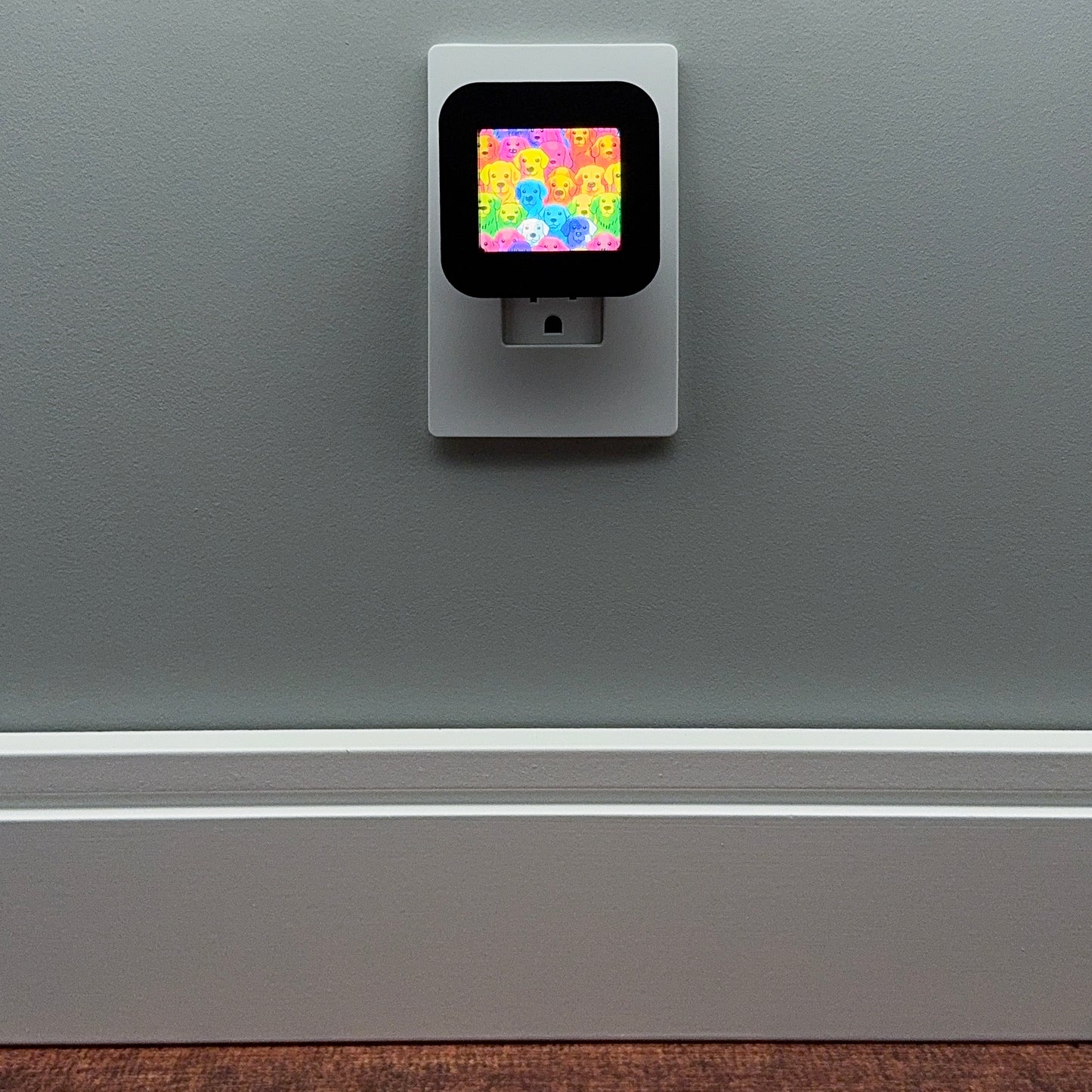 Rainbow Dogs Night Light