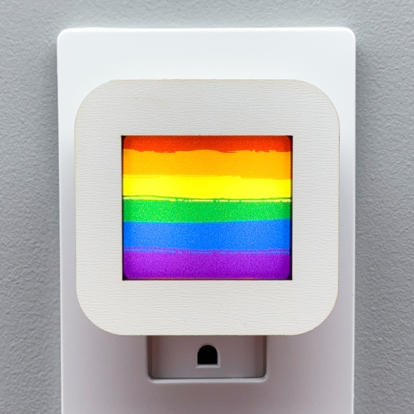Rainbow Stripes Pride Night Light