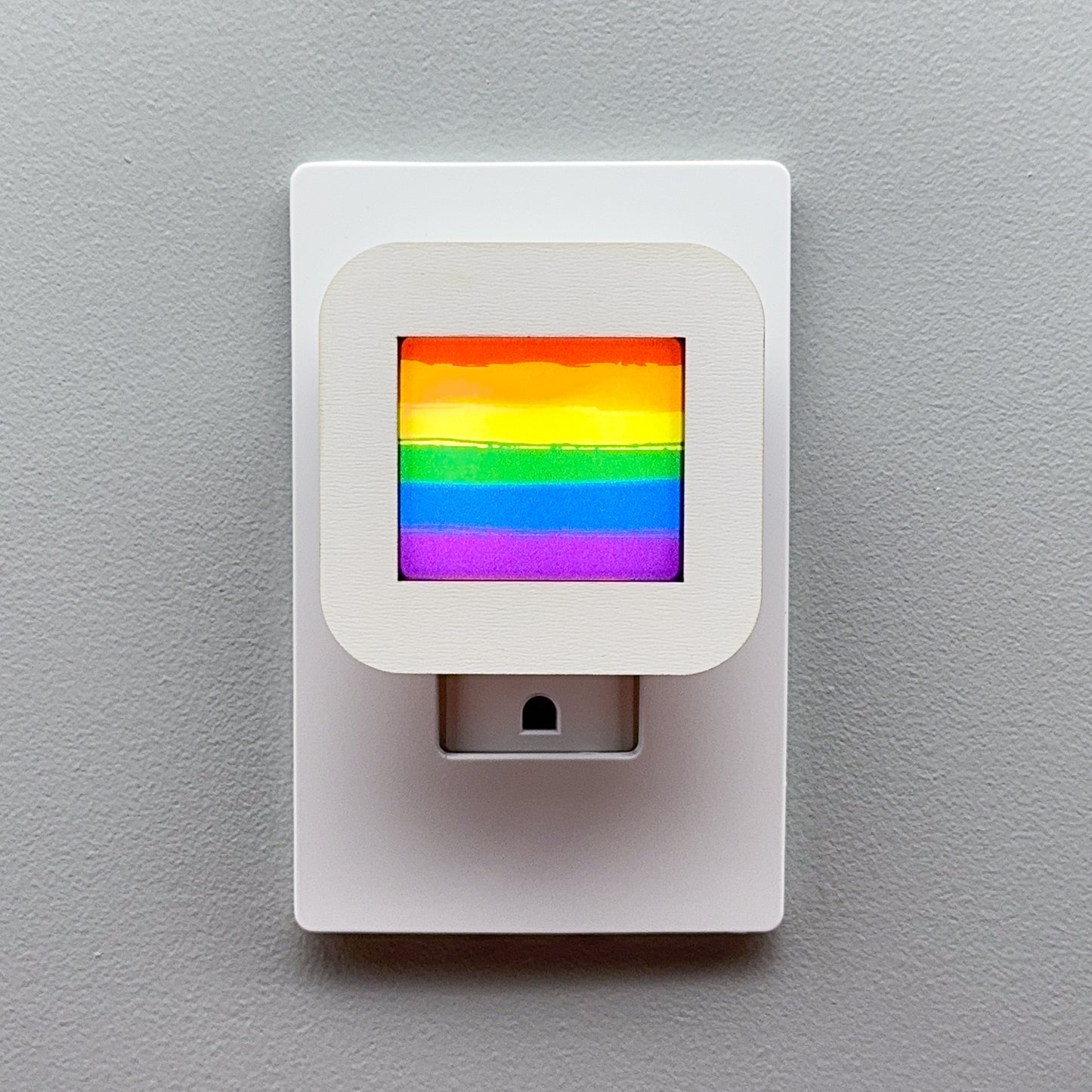 Rainbow Stripes Pride Night Light
