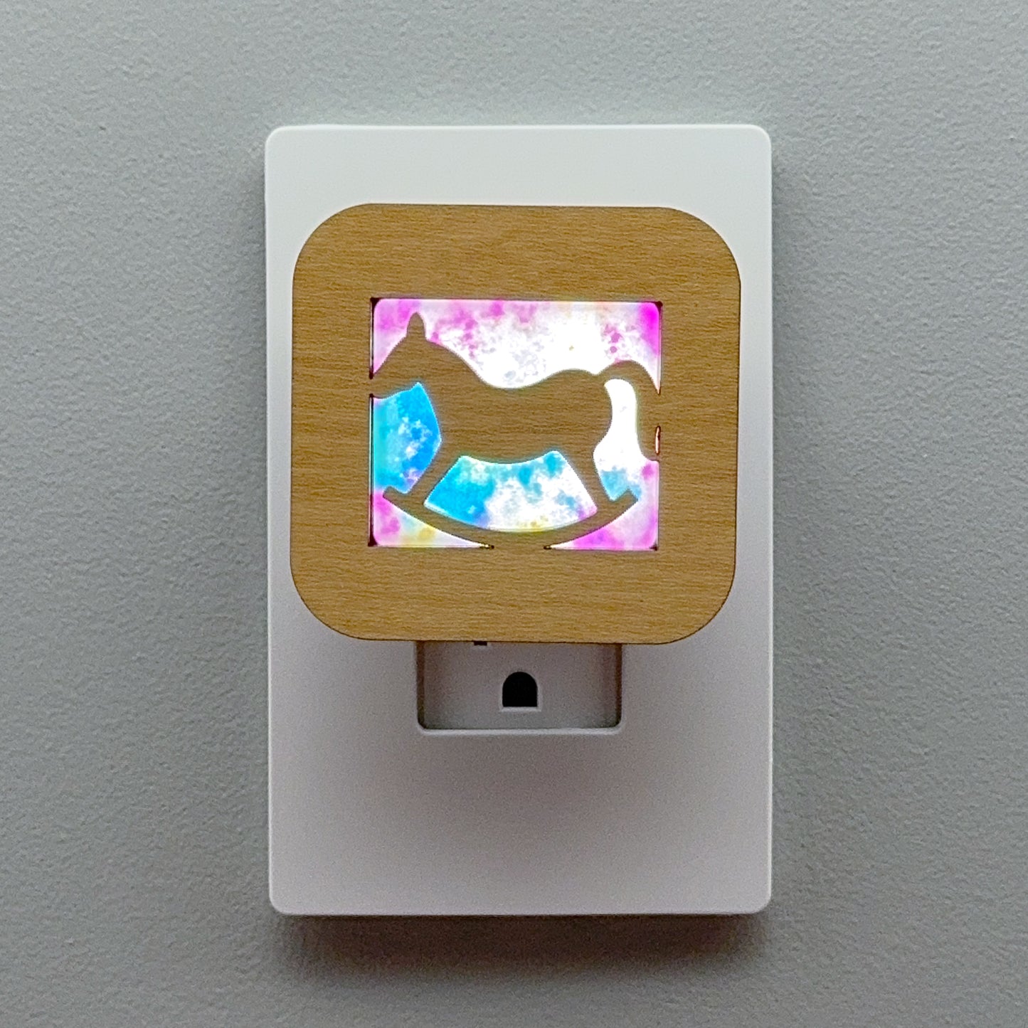 Baby Nursery Night Light - Rocking Horse
