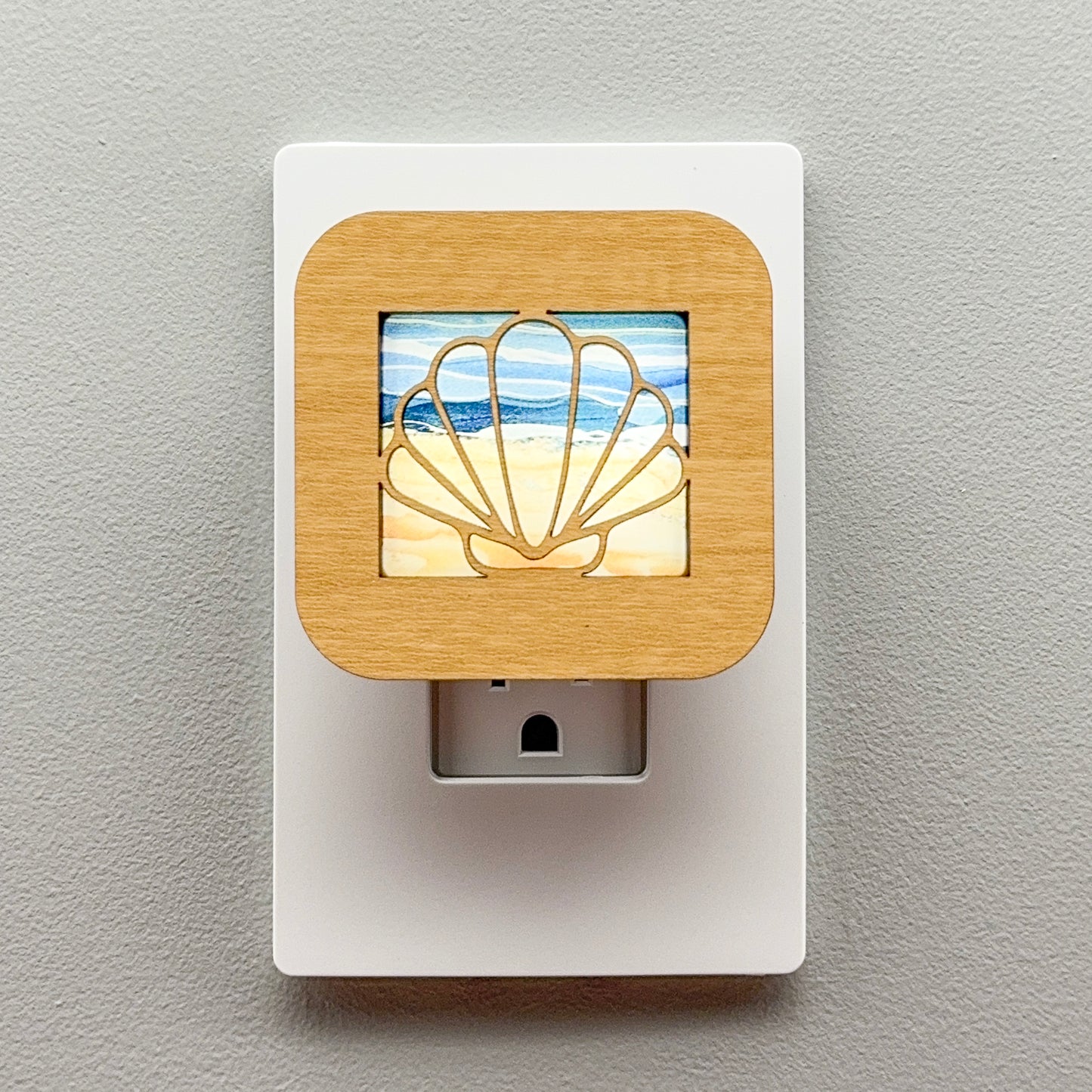 Scallop Seashell Night Light