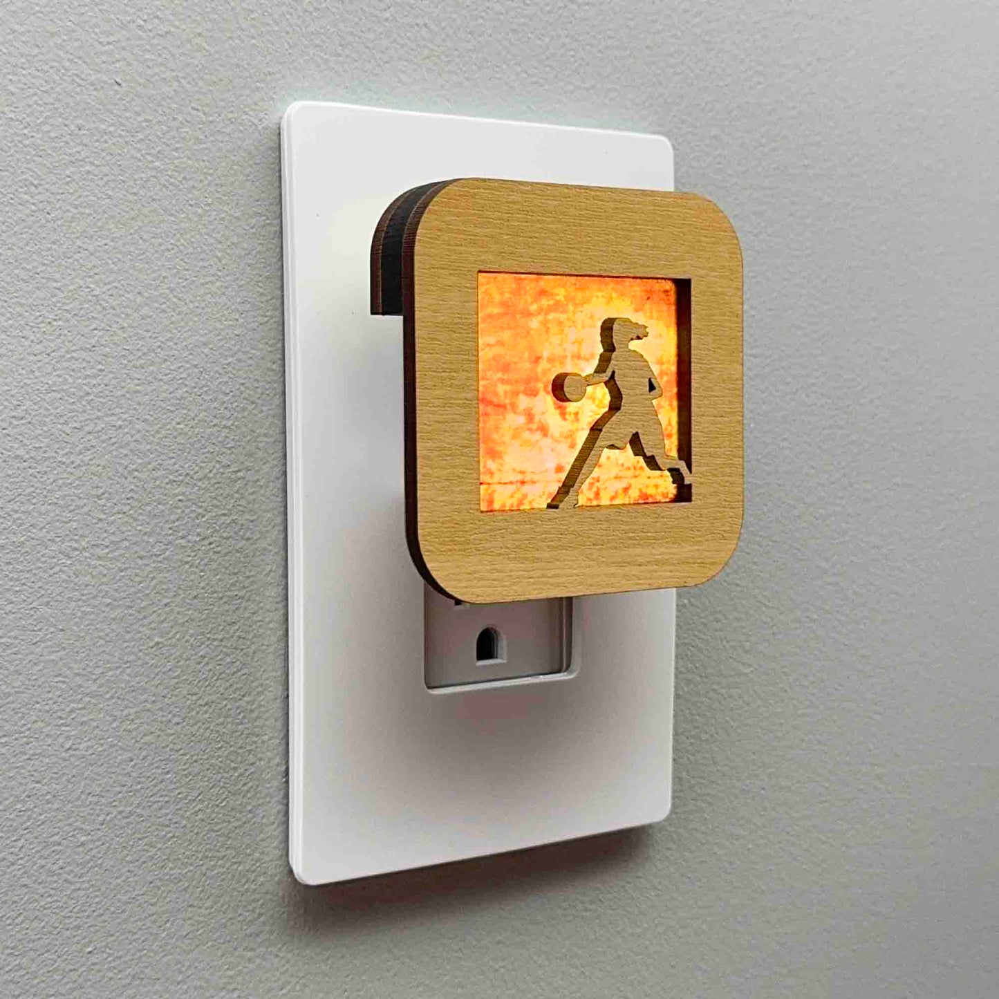 Female Basketball Player Night Light