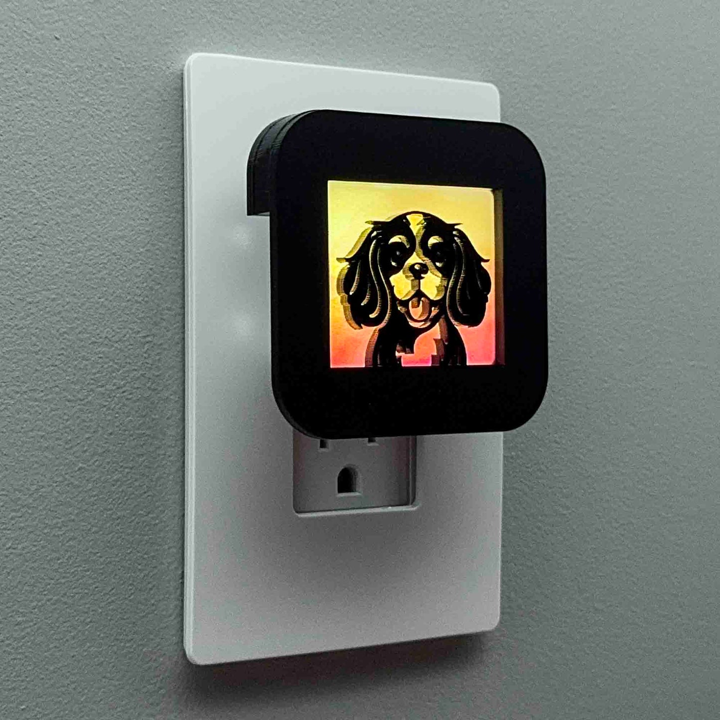 Cavalier King Charles Spaniel Dog Night Light