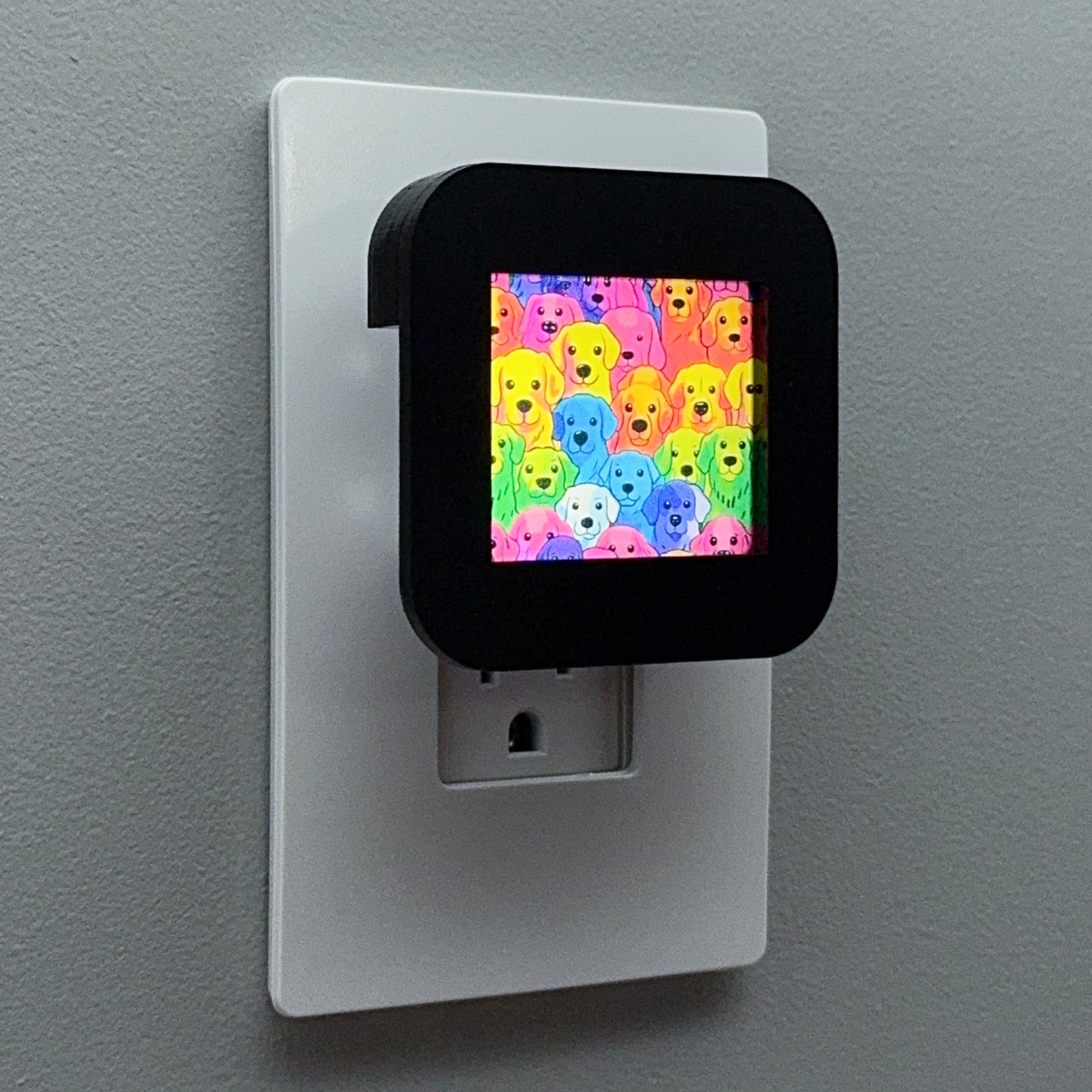 Rainbow Dogs Night Light