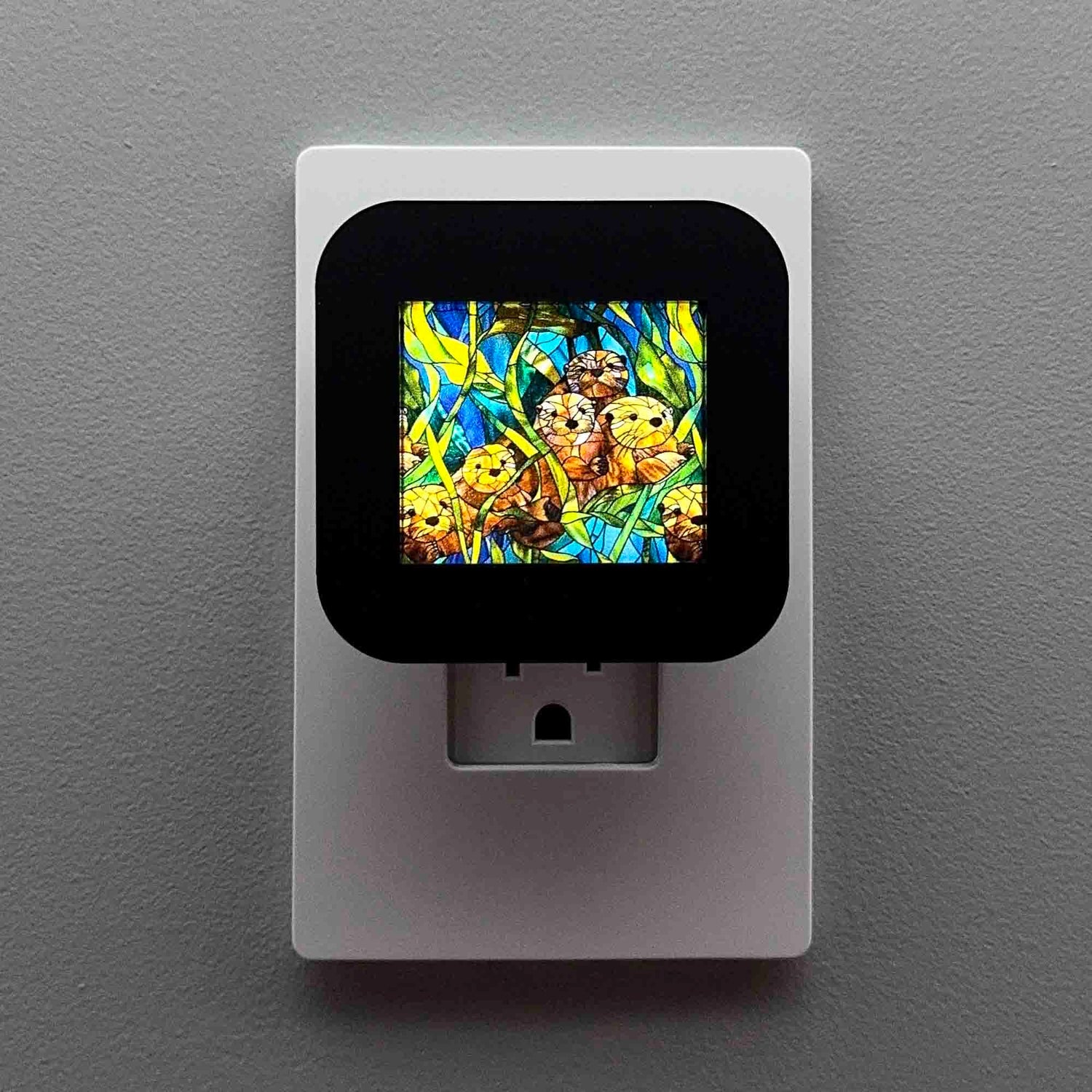 Faux Stained Glass Night Lights