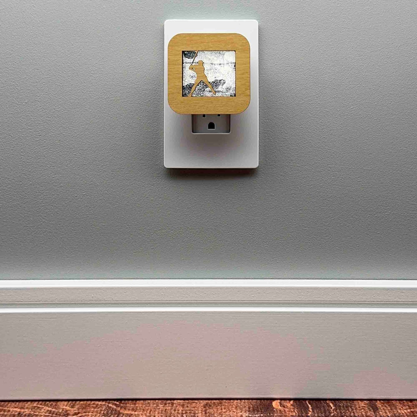 Baseball Player Night Light