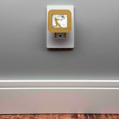 Baseball Batter Night Light