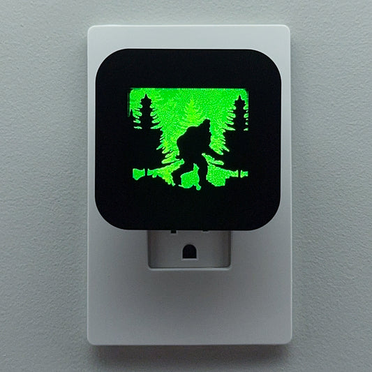 Bigfoot in the Forest Night Light