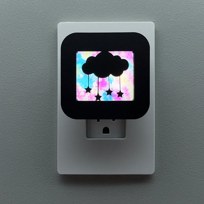 Baby Nursery Night Light - Cloud with Falling Stars