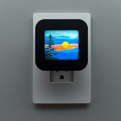 Mountain Sunset Night Light