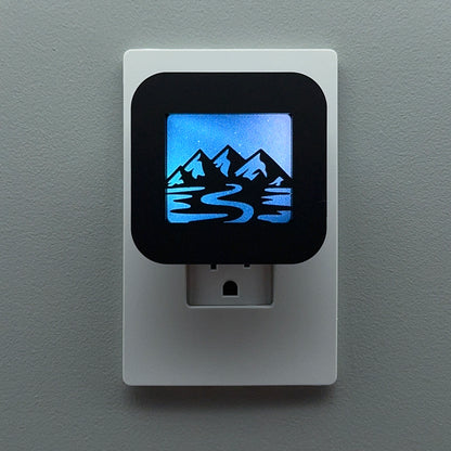 Mountain and River Night Light