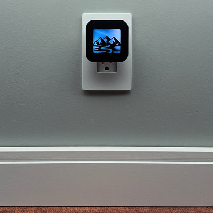 Mountain and River Night Light