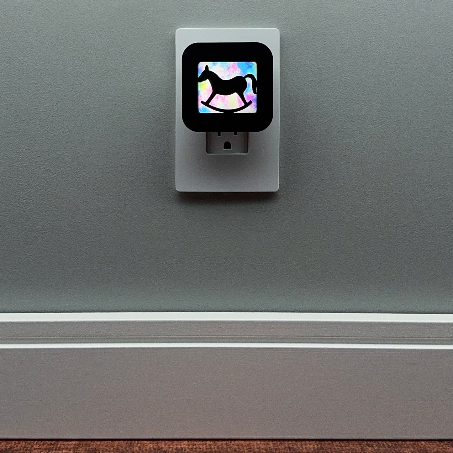 Baby Nursery Night Light - Rocking Horse