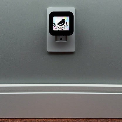 Cute Bird in Tree Night Light