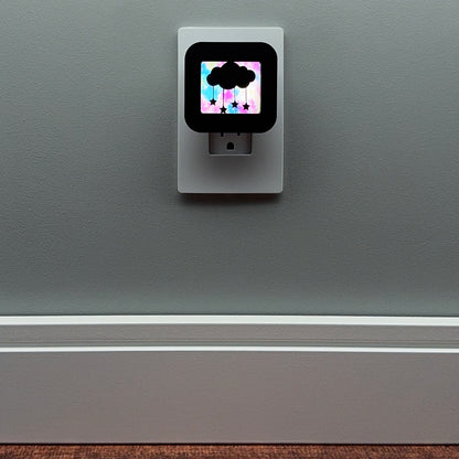 Baby Nursery Night Light - Cloud with Falling Stars