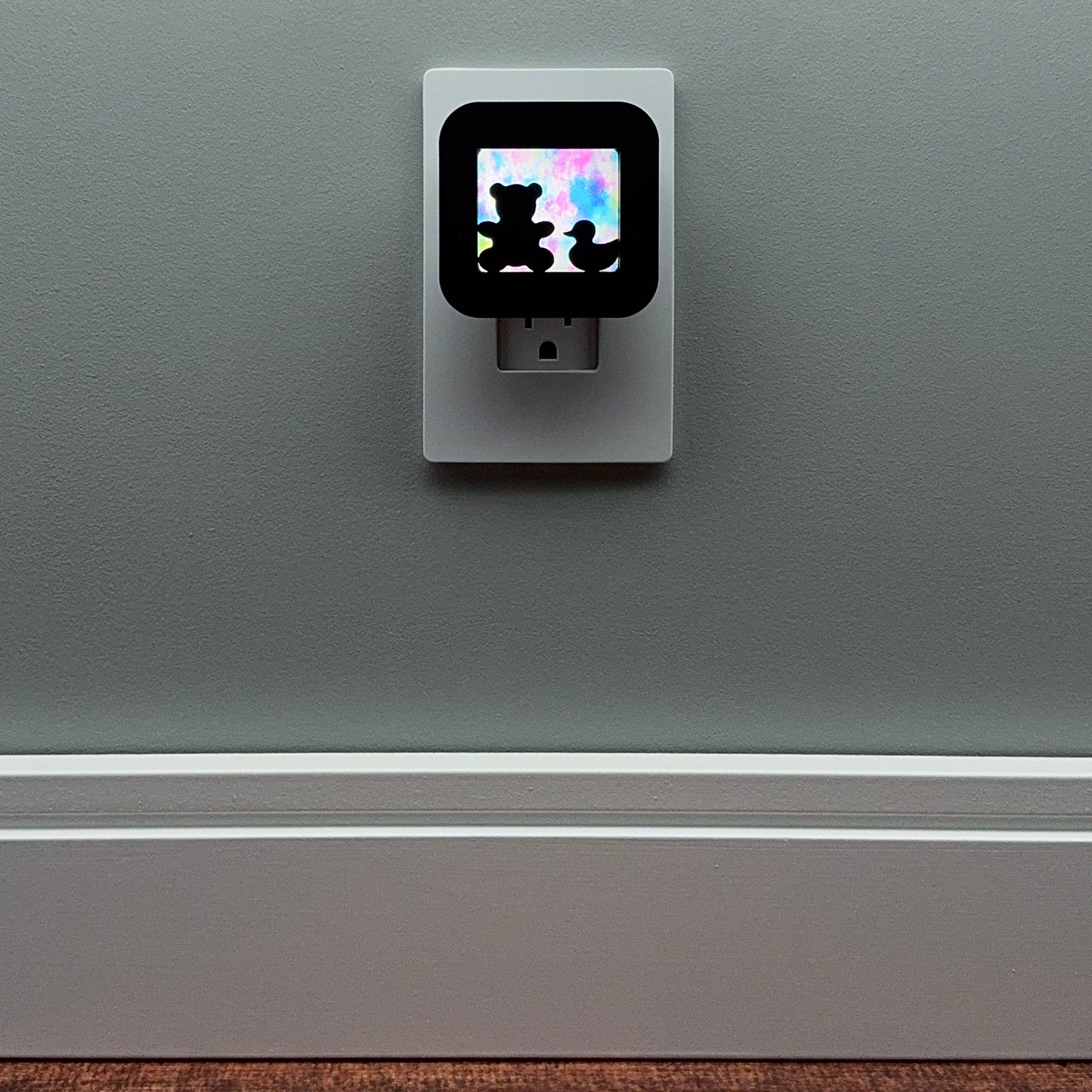 Baby Nursery Night Light - Teddy Bear and Duck