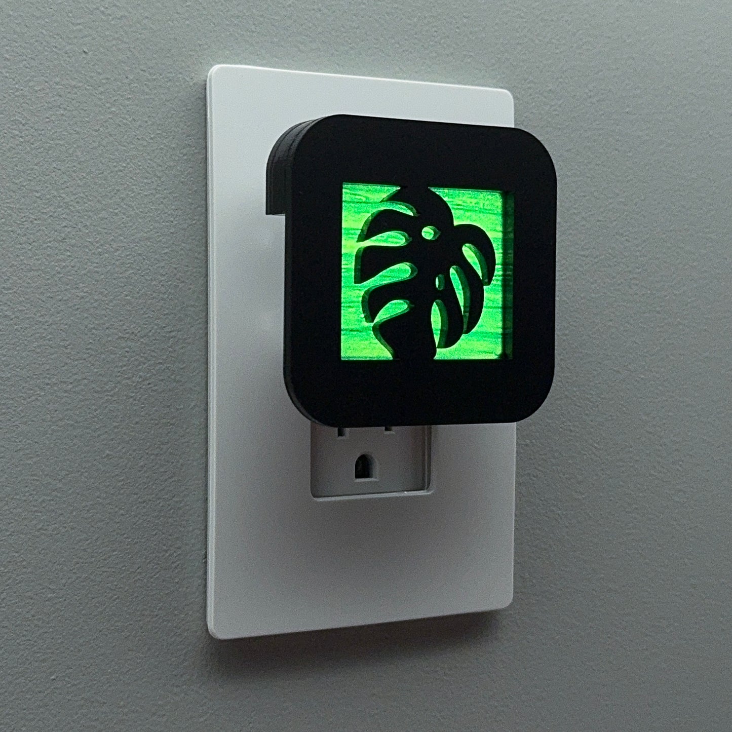 Monstera Leaf Night Light
