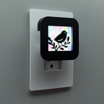 Cute Bird in Tree Night Light