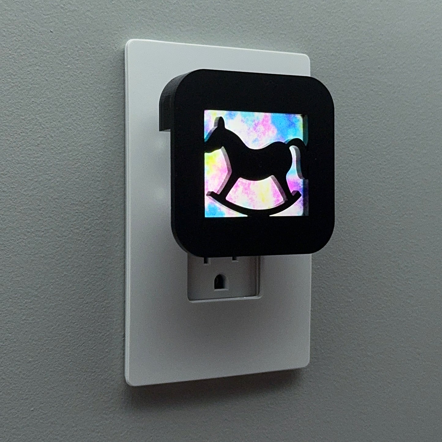 Baby Nursery Night Light - Rocking Horse