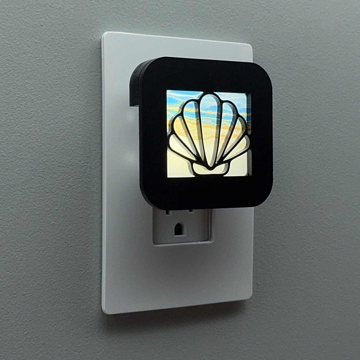 Scallop Seashell Night Light