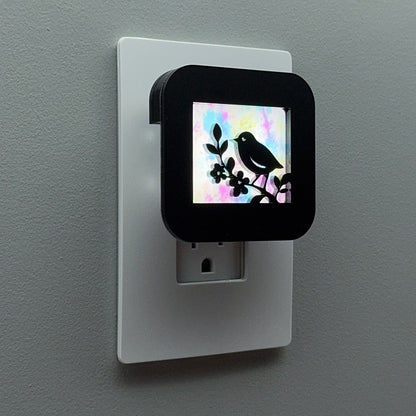 Bird on Flowering Branch Night Light