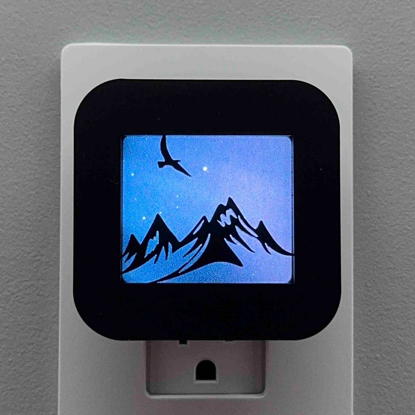 Mountain and Eagle Night Light