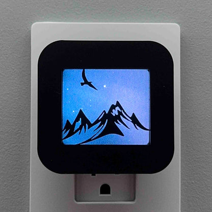 Mountain and Eagle Night Light