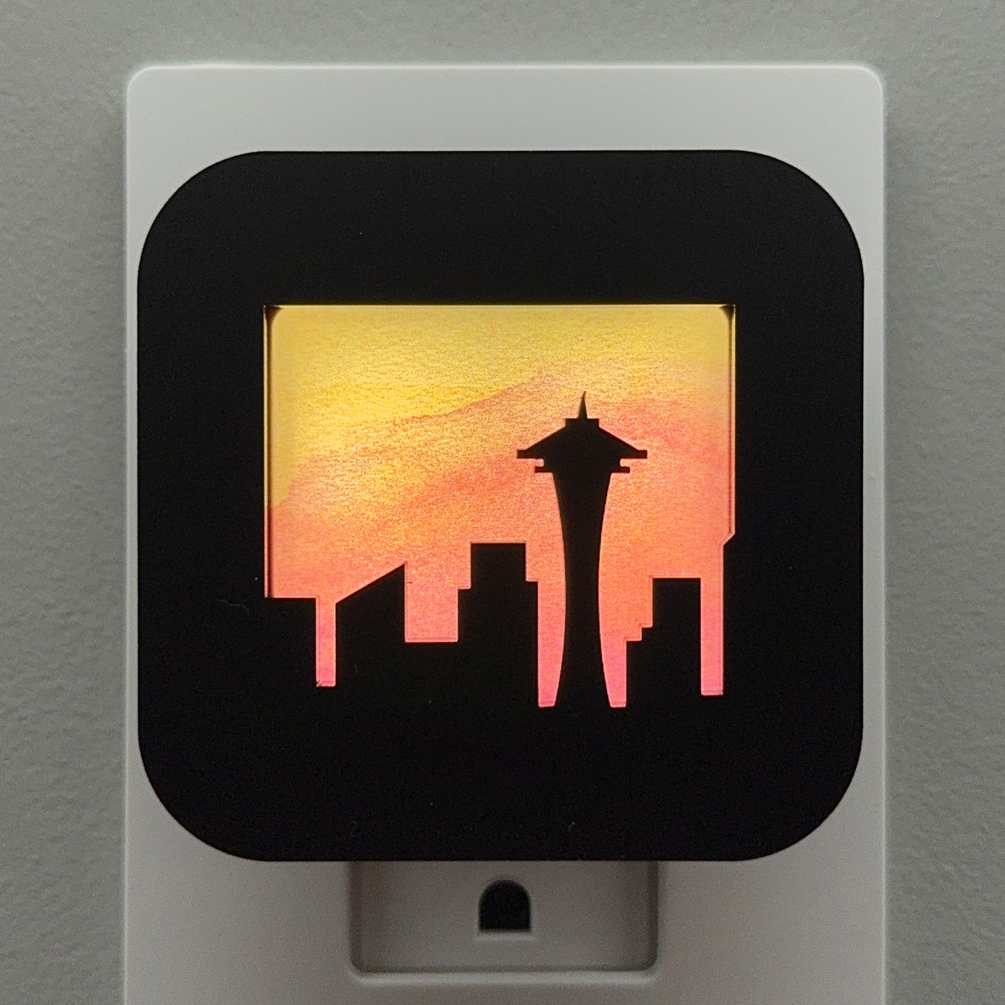 Seattle Skyline Night Light
