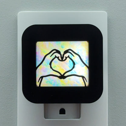 Heart Hands Night Light