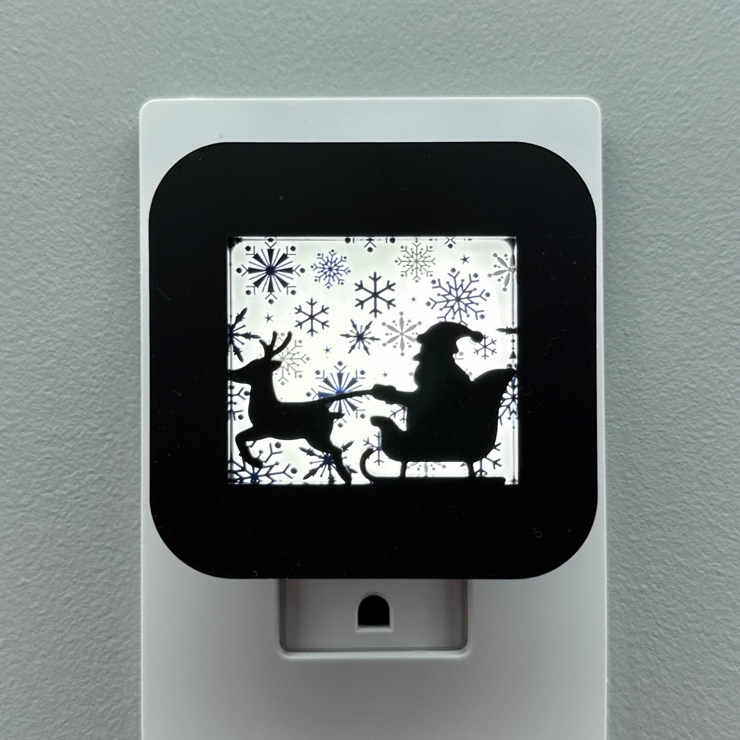 Santa's Sleigh & Reindeer Night Light