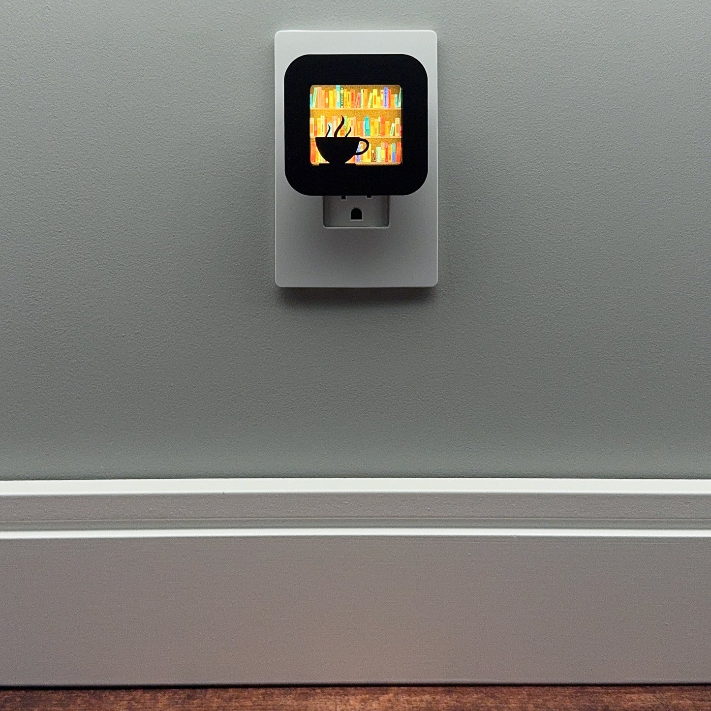 Coffee or Tea in Library Night Light